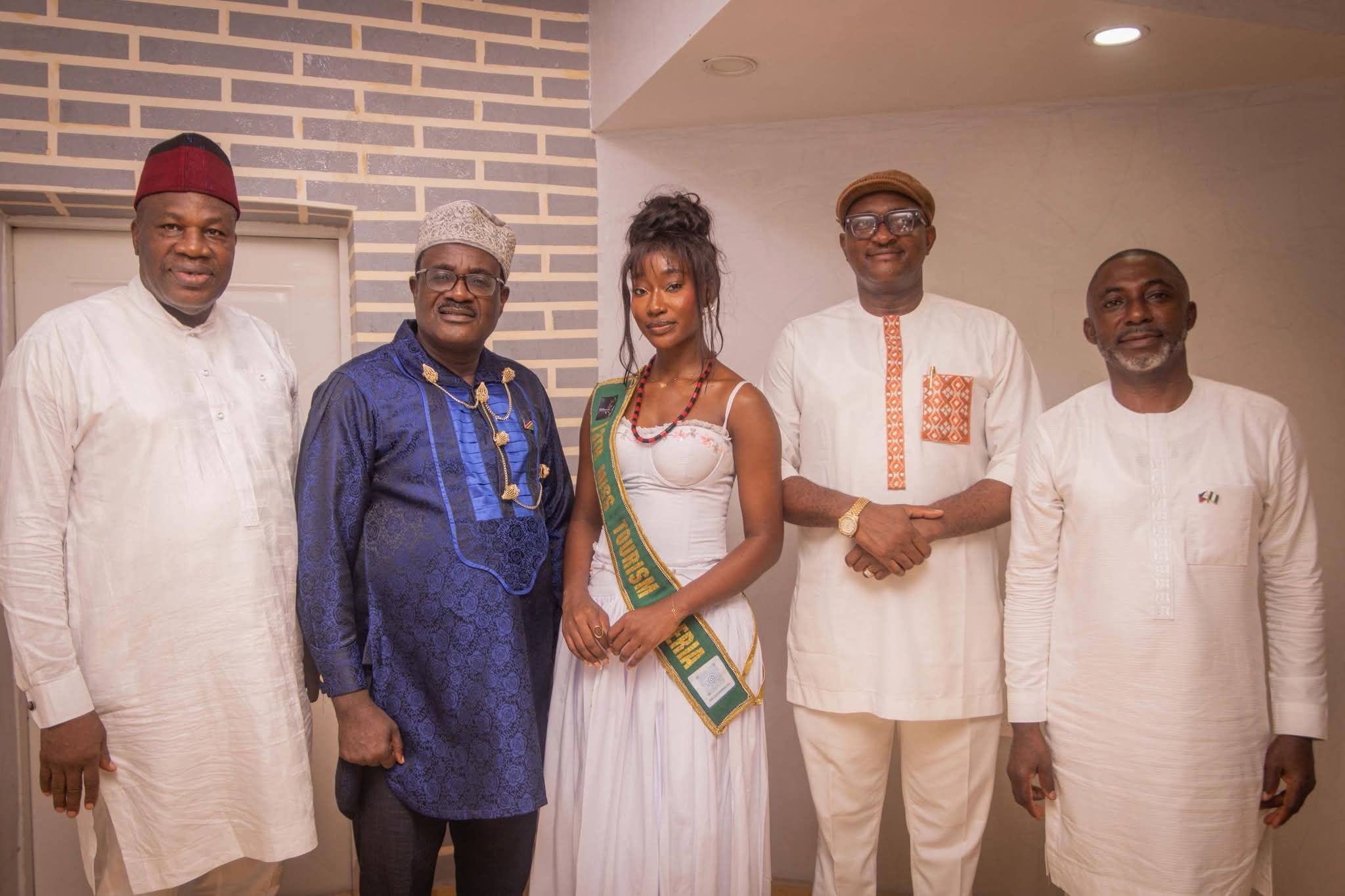 Embassy representatives with Miss Tourism Nigeria